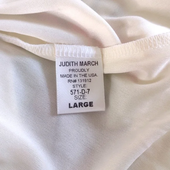 Judith March Floral Maxi Dress Size L Crochet Details Racer Back - Picture 7 of 7